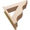 Ekena Millwork 7 1/2-in W x 30-in D x 30-in H Funston Trad Rough Cedar Woodgrain TimberThane Outlooker, Primed Tan OUTUR075X30X30FST04RCPR - alternate 2